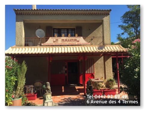 Tel 0442 92 89 49  6 Avenue des 4 Termes